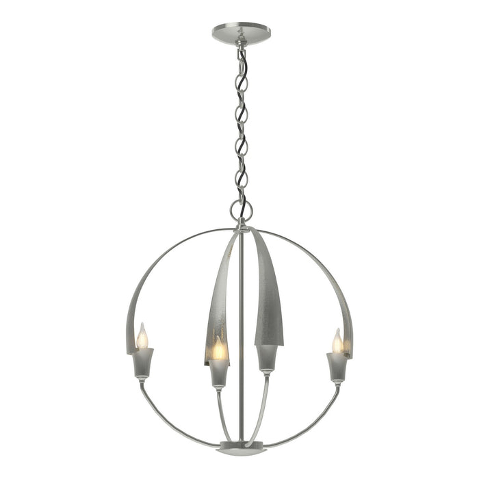 Cirque Small Chandelier in Sterling - 104201-SKT-85 by Hubbardton Forge