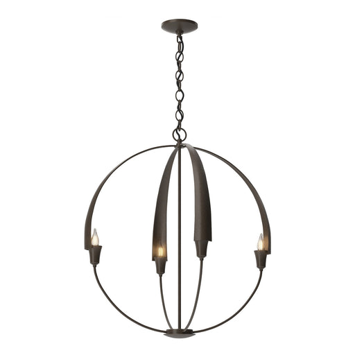 Cirque Large Chandelier in Bronze - 104203-SKT-05 by Hubbardton Forge