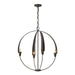 Cirque Large Chandelier in Bronze - 104203-SKT-05 by Hubbardton Forge