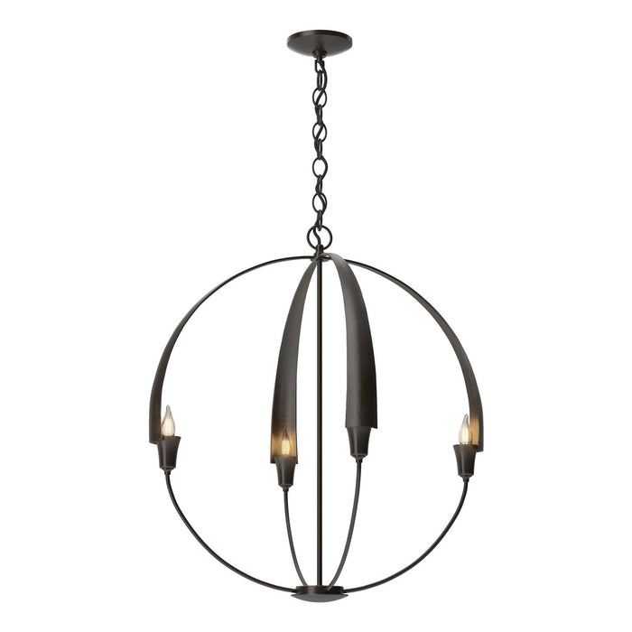 Cirque Large Chandelier in Oil Rubbed Bronze - 104203-SKT-14 by Hubbardton Forge