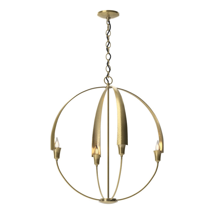 Cirque Large Chandelier in Modern Brass - 104203-SKT-86 by Hubbardton Forge