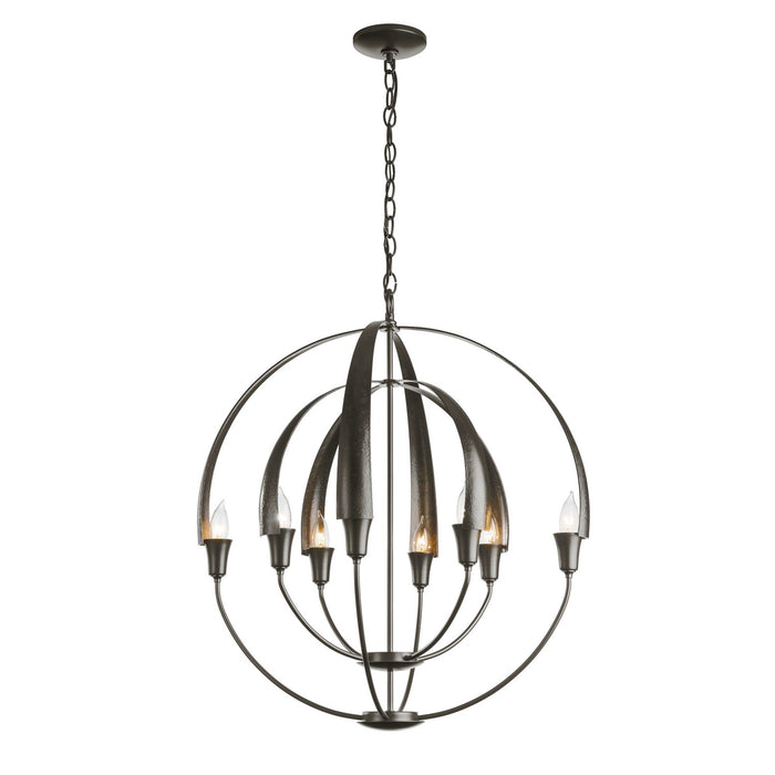 Double Cirque Chandelier in Oil Rubbed Bronze - 104205-SKT-14 by Hubbardton Forge