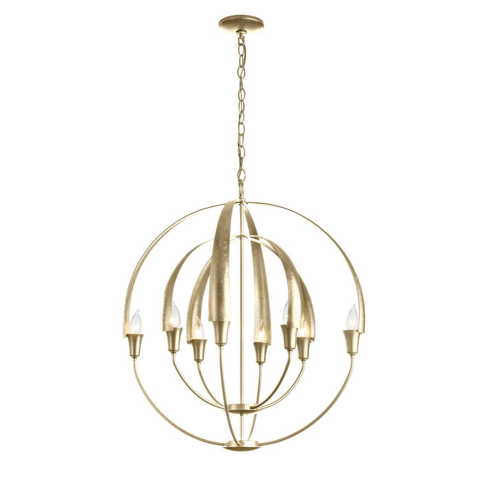 Double Cirque Chandelier in Modern Brass - 104205-SKT-86 by Hubbardton Forge