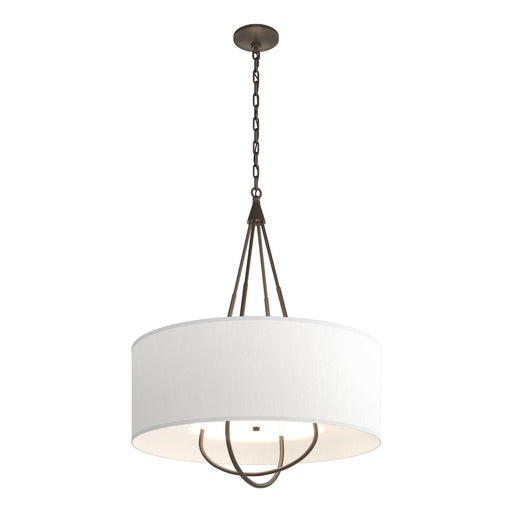 Loop Pendant in Bronze with Bronze Accent - 104230-SKT-05-05-SF2811 by Hubbardton Forge