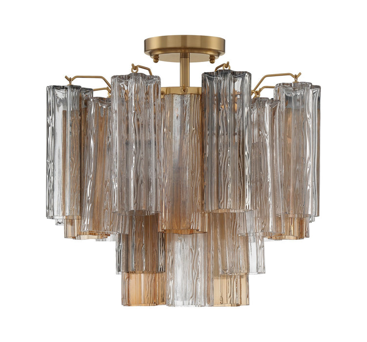 ADD-300-AG-AU_CEILING- Addis 4-Light Ceiling Mount in Aged Brass by Crystorama