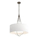 Loop Pendant in Bronze with Vintage Platinum Accent - 104230-SKT-05-82-SF2811 by Hubbardton Forge