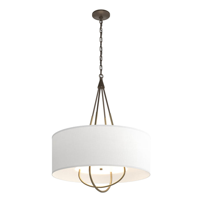 Loop Pendant in Bronze with Soft Gold Accent - 104230-SKT-05-84-SF2811 by Hubbardton Forge