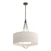 Loop Pendant in Bronze with Sterling Accent - 104230-SKT-05-85-SE2811 by Hubbardton Forge