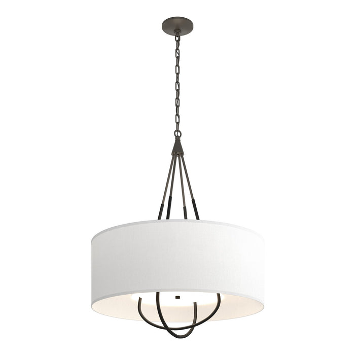 Loop Pendant in Dark Smoke with Black Accent - 104230-SKT-07-10-SF2811 by Hubbardton Forge