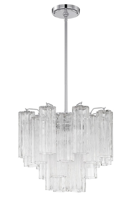 ADD-300-CH-CL- Addis 4-Light Chandelier in Polished Chrome by Crystorama