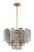 ADD-306-AG-AU- Addis 6-Light Chandelier in Aged Brass by Crystorama