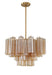 ADD-308-AG-AM- Addis 9-Light Chandelier in Aged Brass by Crystorama