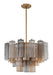 ADD-308-AG-AU- Addis 9-Light Chandelier in Aged Brass by Crystorama