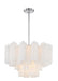 ADD-308-CH-WH- Addis 9-Light Chandelier in Polished Chrome by Crystorama