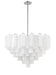 ADD-316-CH-WH- Addis 16-Light Chandelier in Polished Chrome by Crystorama