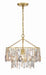 ELS-7100-GA- Elsa 1-Light Pendant in Antique Gold by Crystorama