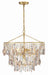 ELS-7103-GA- Elsa 3-Light Pendant in Antique Gold by Crystorama