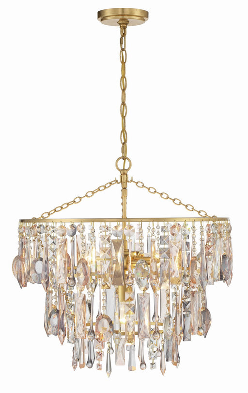 ELS-7103-GA- Elsa 3-Light Pendant in Antique Gold by Crystorama