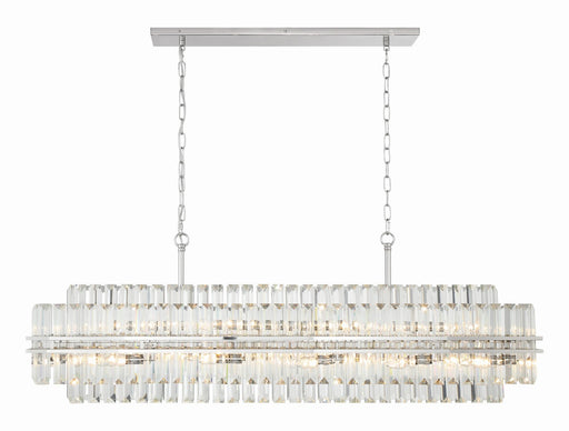 HAY-1417-PN- Hayes 16 Light Chandelier in Polished Nickel by Crystorama