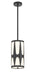 ROY-801-BK- Royston 1-Light Pendant in Black by Crystorama