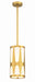 ROY-801-GA- Royston 1-Light Pendant in Antique Gold by Crystorama