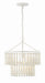 TIA-7100-MT- Tiana 1-Light Pendant in Matte White by Crystorama