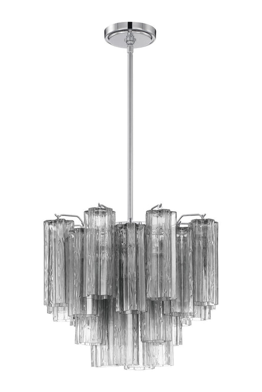 ADD-300-CH-SM- Addis 4-Light Chandelier in Polished Chrome by Crystorama