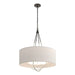 Loop Pendant in Oil Rubbed Bronze with Sterling Accent - 104230-SKT-14-85-SE2811 by Hubbardton Forge