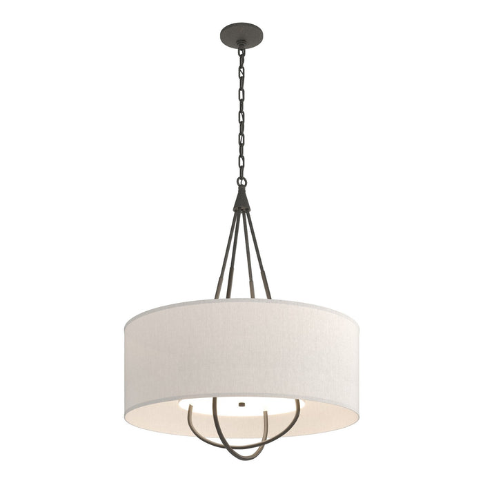 Loop Pendant in Natural Iron with Dark Smoke Accent - 104230-SKT-20-07-SE2811 by Hubbardton Forge