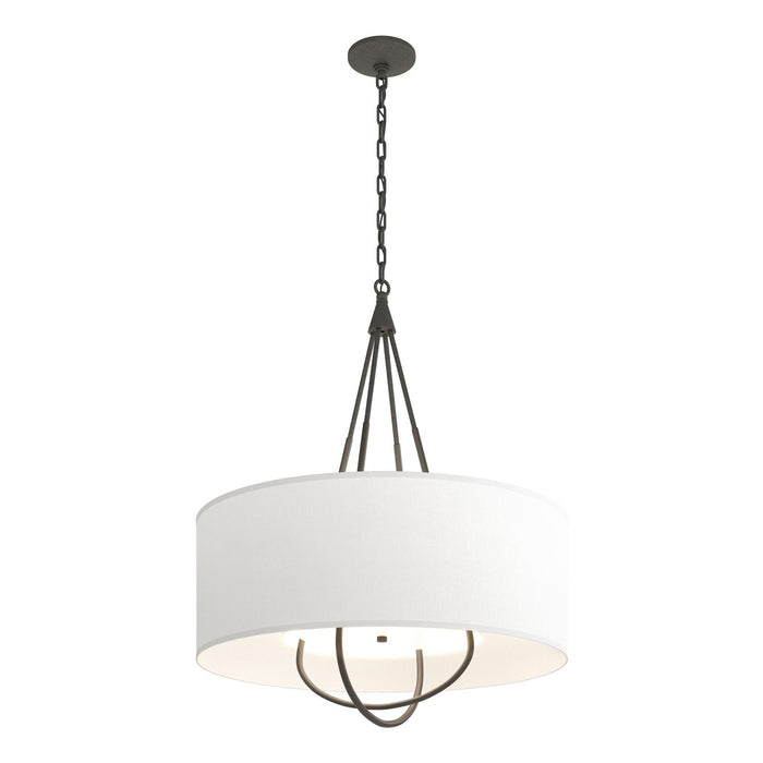 Loop Pendant in Natural Iron with Dark Smoke Accent - 104230-SKT-20-07-SF2811 by Hubbardton Forge