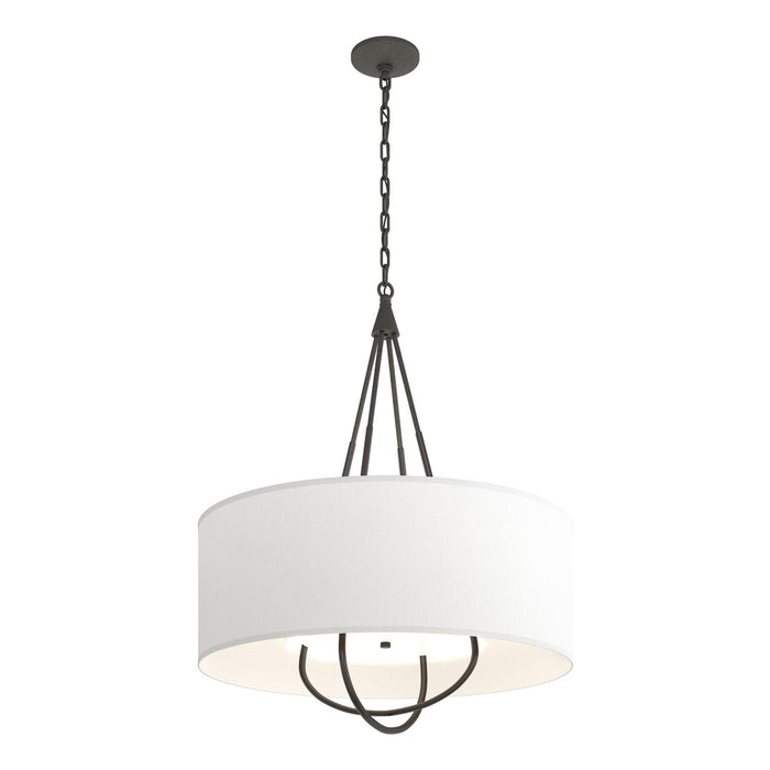 Loop Pendant in Natural Iron with Oil Rubbed Bronze Accent - 104230-SKT-20-14-SF2811 by Hubbardton Forge