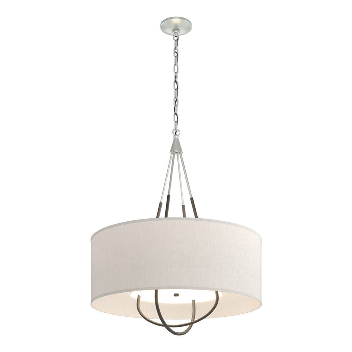 Loop Pendant in Vintage Platinum with Dark Smoke Accent - 104230-SKT-82-07-SE2811 by Hubbardton Forge