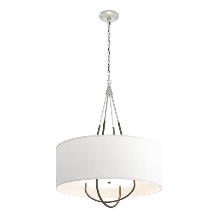 Loop Pendant in Vintage Platinum with Dark Smoke Accent - 104230-SKT-82-07-SF2811 by Hubbardton Forge