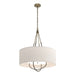 Loop Pendant in Soft Gold with Dark Smoke Accent - 104230-SKT-84-07-SE2811 by Hubbardton Forge