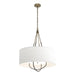 Loop Pendant in Soft Gold with Dark Smoke Accent - 104230-SKT-84-07-SF2811 by Hubbardton Forge