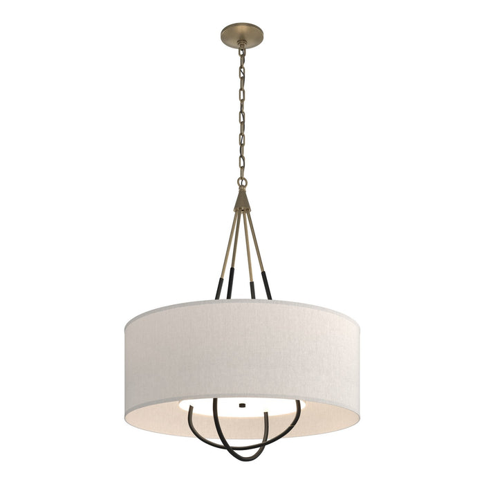 Loop Pendant in Soft Gold with Black Accent - 104230-SKT-84-10-SE2811 by Hubbardton Forge