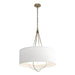 Loop Pendant in Soft Gold with Vintage Platinum Accent - 104230-SKT-84-82-SF2811 by Hubbardton Forge