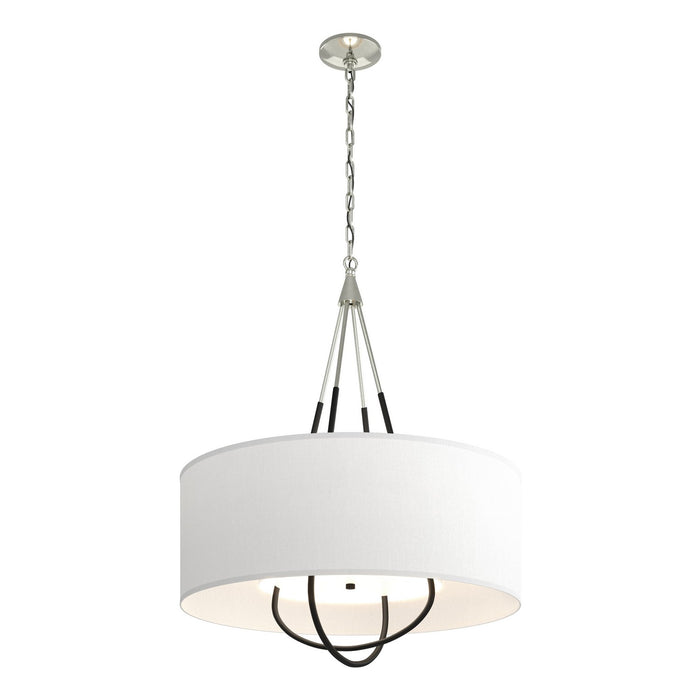 Loop Pendant in Sterling with Black Accent - 104230-SKT-85-10-SF2811 by Hubbardton Forge