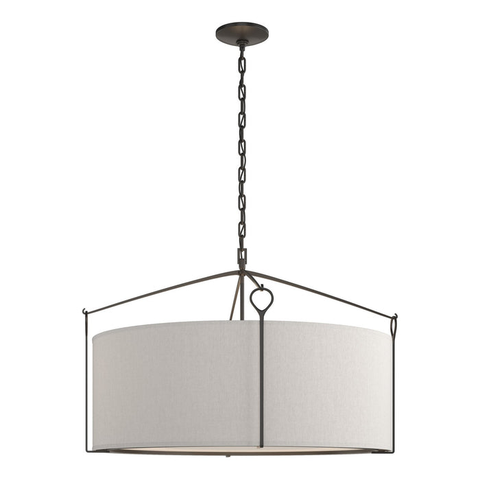 Bow Large Pendant in Black - 104255-SKT-10-SE2899 by Hubbardton Forge