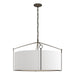 Bow Large Pendant in Natural Iron - 104255-SKT-20-SF2899 by Hubbardton Forge