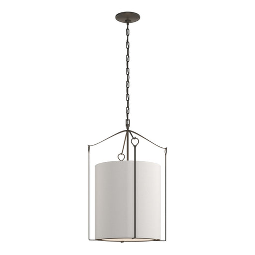 Bow Tall Pendant in Dark Smoke - 104260-SKT-07-SE1509 by Hubbardton Forge