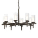 Constellation 8 Arm Chandelier in Bronze - 104305-SKT-05-ZU0323 by Hubbardton Forge