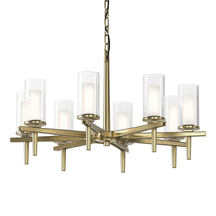 Constellation 8 Arm Chandelier in Modern Brass - 104305-SKT-86-ZU0323 by Hubbardton Forge