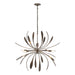 Dahlia Chandelier in Bronze - 104350-SKT-05 by Hubbardton Forge