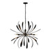 Dahlia Chandelier in Black - 104350-SKT-10 by Hubbardton Forge