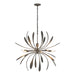 Dahlia Chandelier in Natural Iron - 104350-SKT-20 by Hubbardton Forge