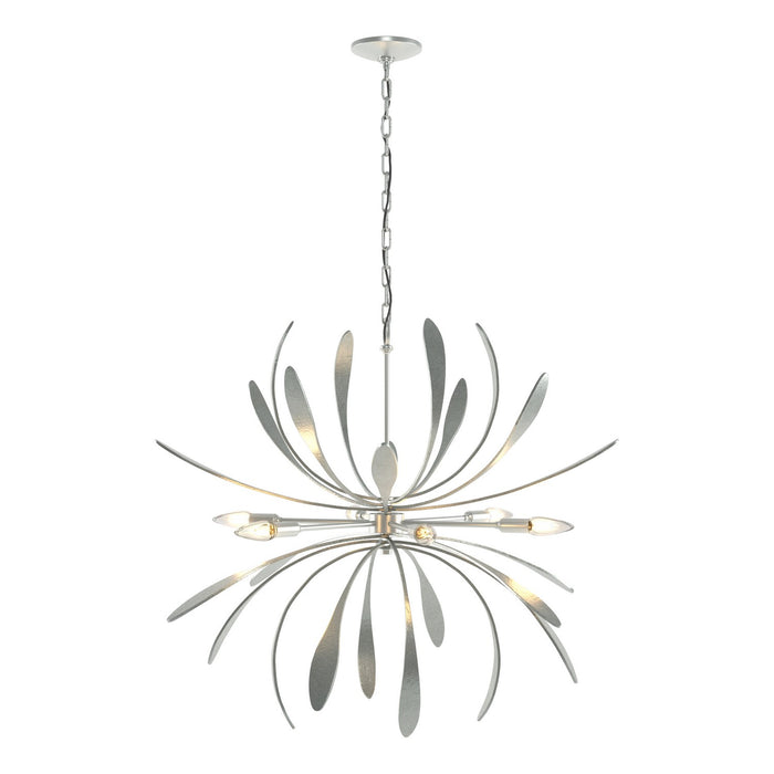 Dahlia Chandelier in Vintage Platinum - 104350-SKT-82 by Hubbardton Forge