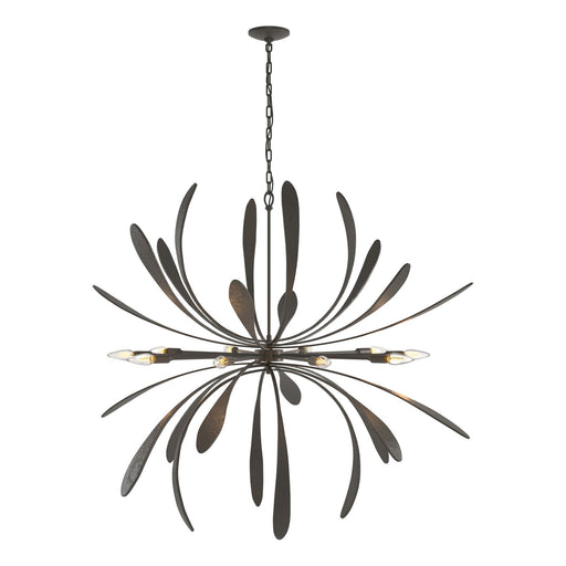 Dahlia Large Chandelier in Dark Smoke - 104355-SKT-07 by Hubbardton Forge