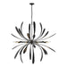 Dahlia Large Chandelier in Black - 104355-SKT-10 by Hubbardton Forge