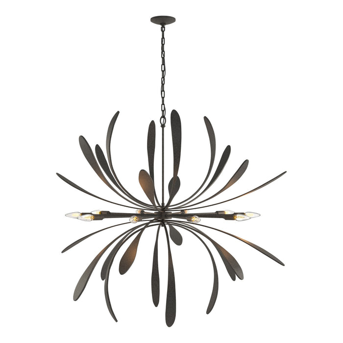 Dahlia Large Chandelier in Natural Iron - 104355-SKT-20 by Hubbardton Forge